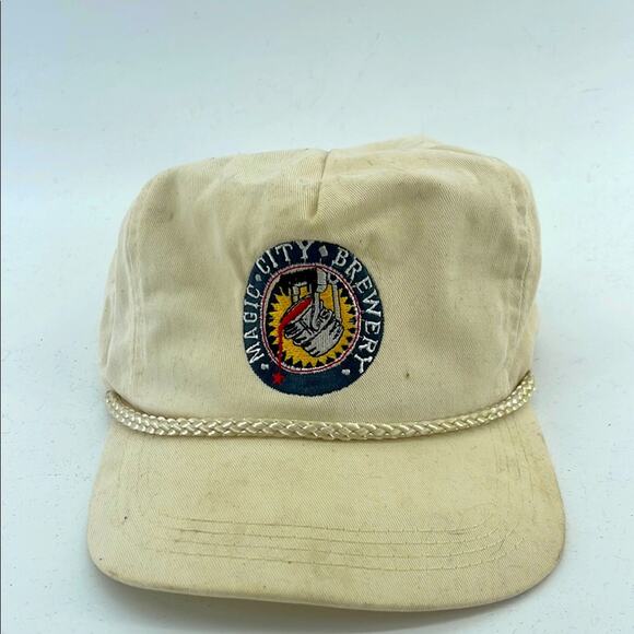 Vintage Magic City Brewing adjustable fit rope hat - Picture 1 of 6